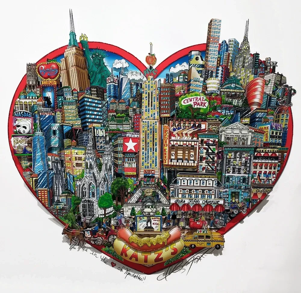 you're in the heart of manhattan - CHARLES FAZZINO you're in the heart of manhattan - CHARLES FAZZINO