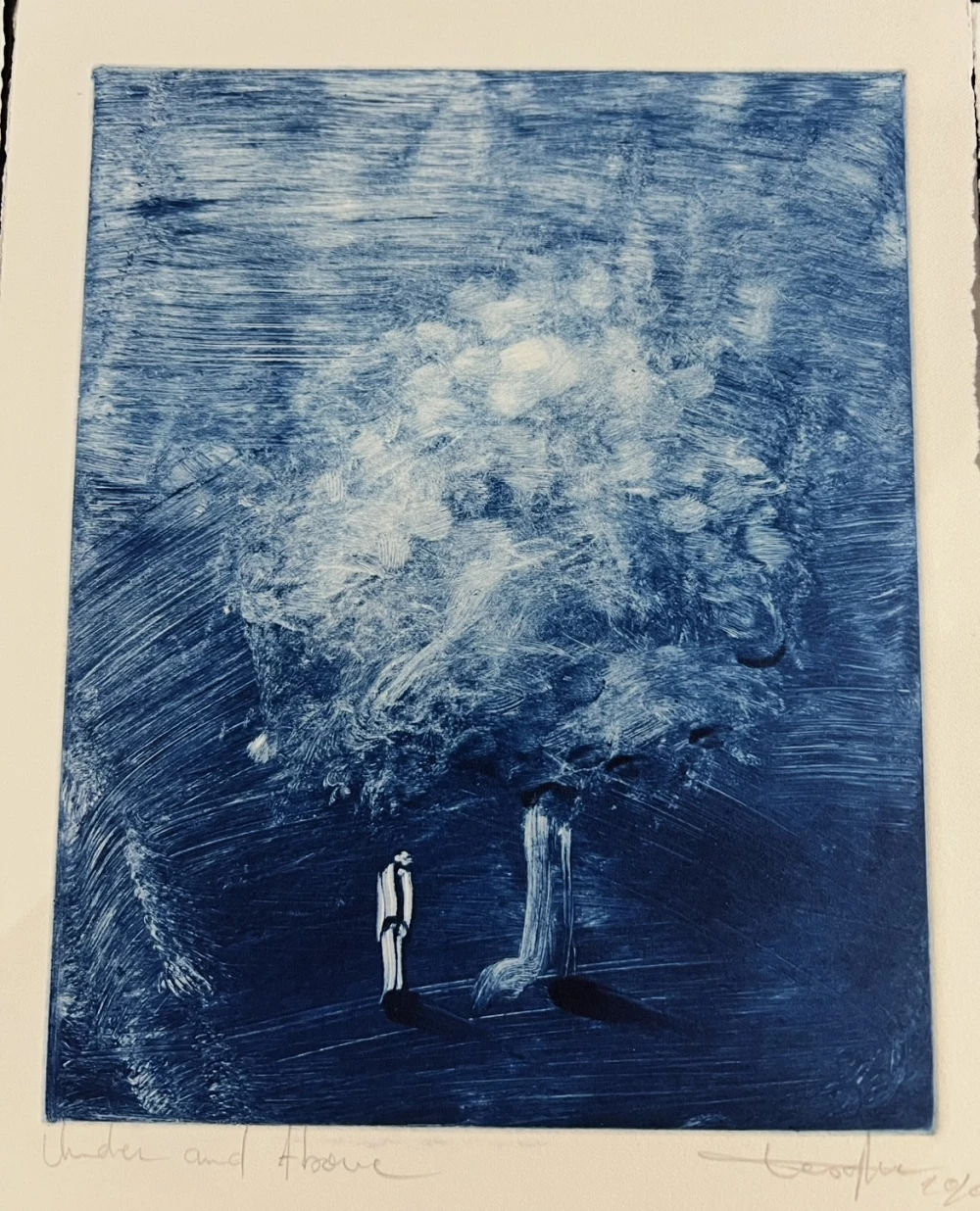 Œuvre 25x20 accompagnée ouvrage signé de l’artiste - CLEMENT LESAFFRE