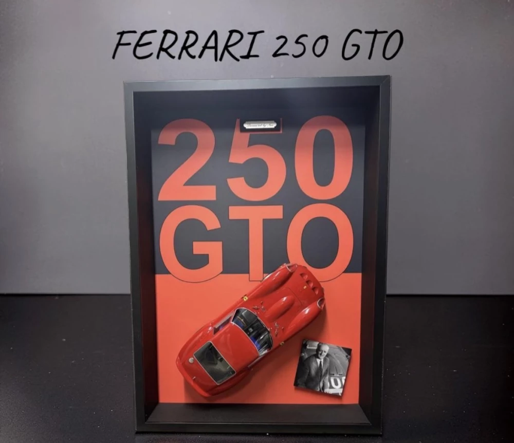 œuvre ferrari 250 gto 1962 ÉclairÉe electrifiee 90x60 de l'artiste DIORAM’ART