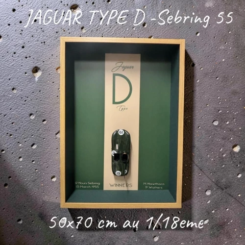 jaguar type d winner le mans 1955 - DIORAM’ART
