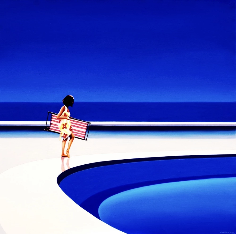 œuvre le bain d’emma de l'artiste hugo pondz
