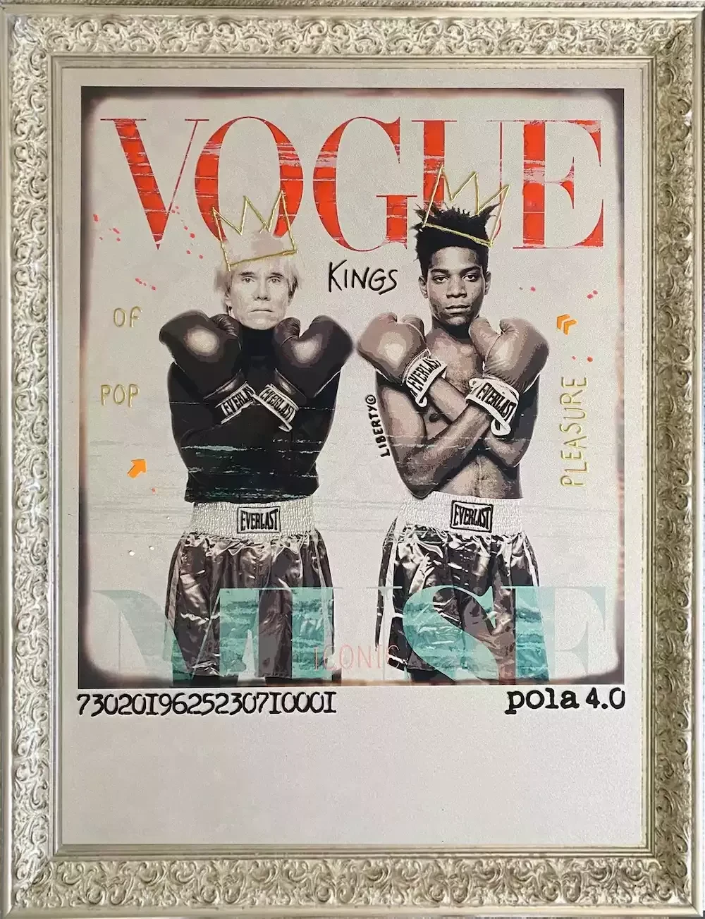 œuvre basquiat et warhol #230710001 de l'artiste pola 4.0