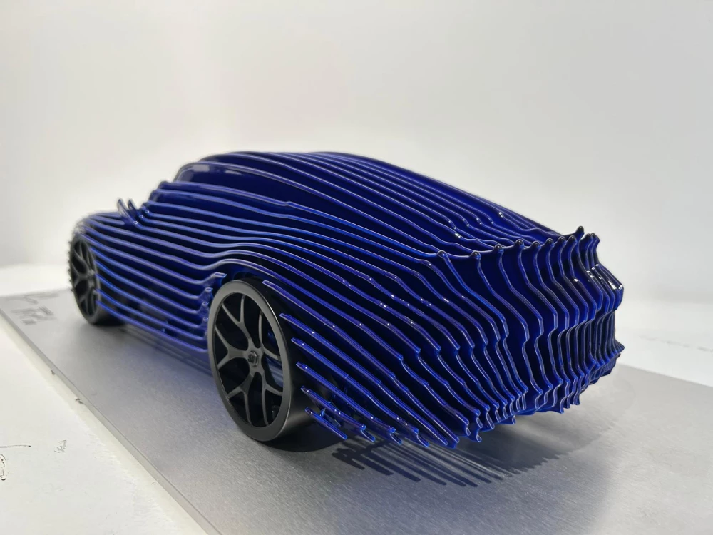 œuvre porsche 992 gt3 de l'artiste SC Steve CHAUDANSON