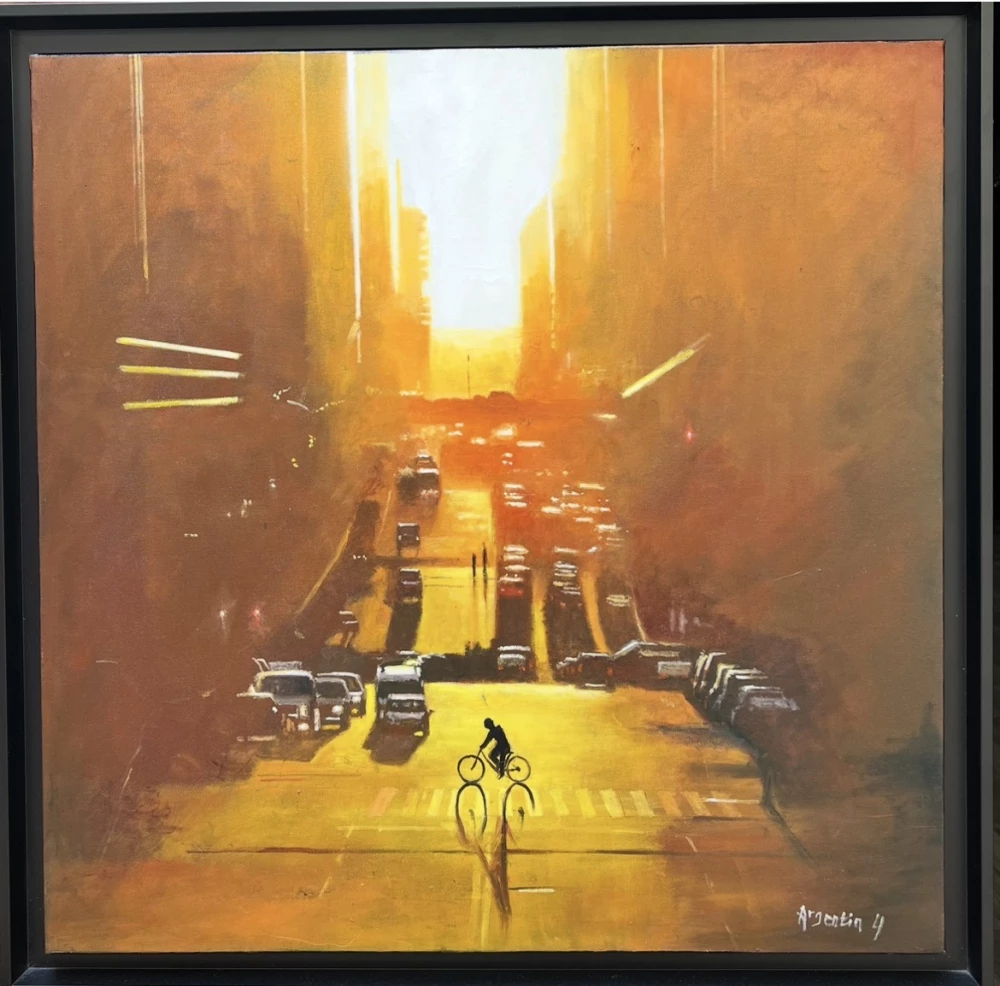 œuvre the sunset de l'artiste Yann ARGENTIN