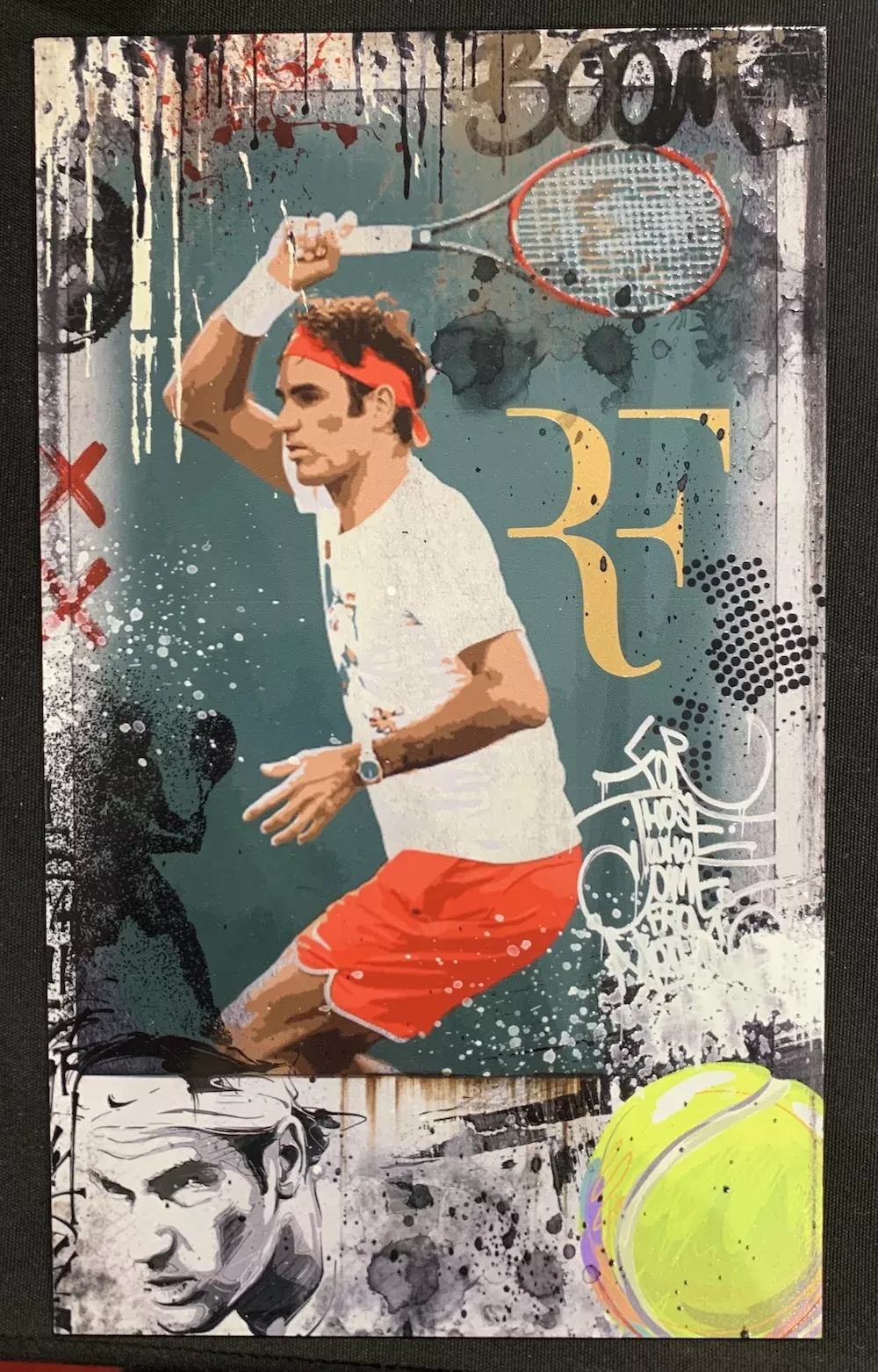 œuvre roger federer de l'artiste YANN DEHAIS